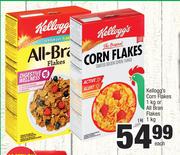 0Kellogg's Corn Flakes 1Kg Or All Bran Flakes 1Kg-Each
