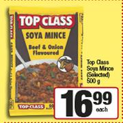 Top Class Soya Mince-500g Each