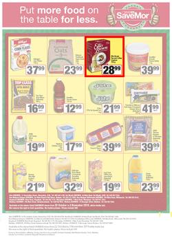 SPAR Eastern Cape : SaveMor (22 Oct - 3 Nov 2019). Only Available at Selected Stores in the Eastern Cape. Excluding Mthatha, page 4