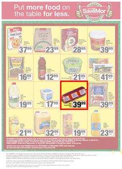 SPAR Eastern Cape : SaveMor (22 Oct - 3 Nov 2019). Only Available at Selected Stores in the Eastern Cape. Excluding Mthatha, page 4