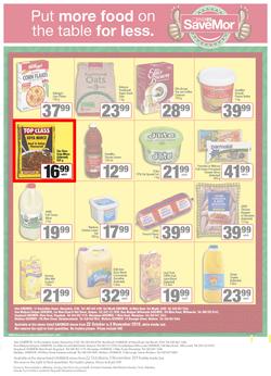 SPAR Eastern Cape : SaveMor (22 Oct - 3 Nov 2019). Only Available at Selected Stores in the Eastern Cape. Excluding Mthatha, page 4