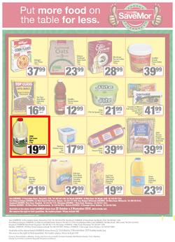 SPAR Eastern Cape : SaveMor (22 Oct - 3 Nov 2019). Only Available at Selected Stores in the Eastern Cape. Excluding Mthatha, page 4