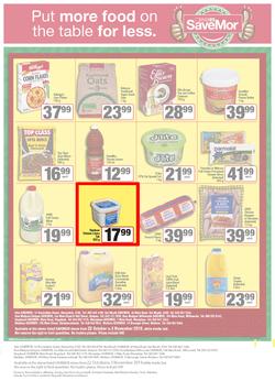 SPAR Eastern Cape : SaveMor (22 Oct - 3 Nov 2019). Only Available at Selected Stores in the Eastern Cape. Excluding Mthatha, page 4