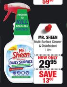 Mr. Sheen Multi Surface Cleaner & Disinfectant-1Ltr