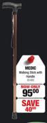 Medic Walking Stick With Handle