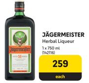 Jagermeister Herbal Liqueur-750ml