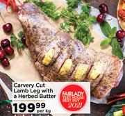 Carvery Cut Lamb Leg With A Herbed Butter-Per Kg