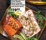Oven Ready Roast Hamper (Pork Belly Roast & Roast Beef)-Per Kg