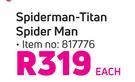 Marvel Spiderman Titan Spider Man-Each