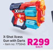 X-Shot Xcess Gun With Darts-Each