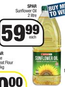 Spar Sunflower Oil-2Ltr