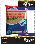 Powafix Multi Purpose White Putty 5Kg