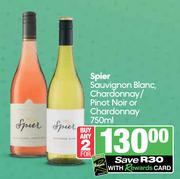 Spier Sauvignon Blanc, Chardonnay/Pinot Noir Or Chardonnay-For 2 x 750ml