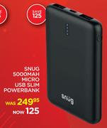 Snug 5000 mAh Micro USB Slim Power Bank