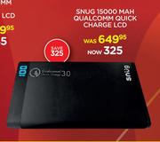 Snug 15000 mAh Qualcomm Quick Charge LCD