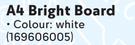 Butterfly A4 Bright Board (White)-Per 10 Sheet
