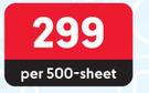 Butterfly A4 Bright Reams (Orange)-Per 500 Sheet