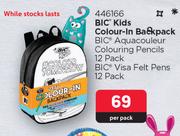 Bic Kids Colour In Backpack-Per Pack