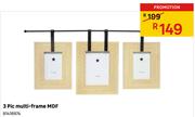 3 Pic Multi Frame MDF