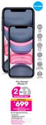 2 x Apple iPhone 11 Pre Owned-On 1.3GB Red Core More Data + Red Flexi 80 