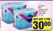 Libresse Maxi Sanitary Pads With Wings (Selected)-For Any 2 x 7's/9's Pack