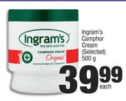 Ingram's Camphor Cream (Selected)-500g Each