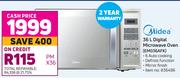 Midea 36L Digital Microwave Oven EM036AFK