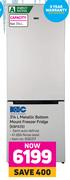KIC 314L Metallic Bottom Mount Freezer Fridge KBF635