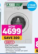 Defy 6kg Front Loader Washing Machine DAW381