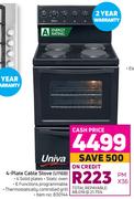 Univa 4 Plate Cable Stove U116B