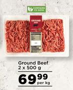 Ground Beef-2 x 500g Per kg