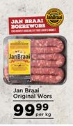 Jan Braai Original Wors-Per kg