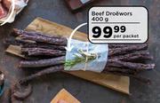 Beef Droewors-400g Per Packet