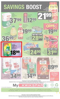 KWIK SPAR - Eastern Cape : January Budget Booster (7 Jan - 19 Jan 2020), page 4