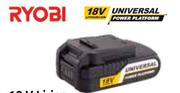 Ryobi 18V Li-Ion 4000 Ah Battery Pack