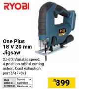 Ryobi One Plus 18V 20mm Jigsaw