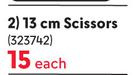 Croxley Create 13cm Scissors 323742-Each
