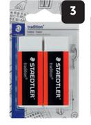 Staedtler 2-Pack Tradition PVC Erasers 37164-Each