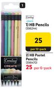 Croxley Create HB Pencils 396244-Per 12-Pack
