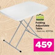 Campmaster Folding Adjustable Table