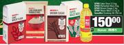 Spar Cake Flour 2.5Kg,Parboiled Rice 2Kg,Brown Sugar 2Kg,Maize Meal 2.5Kg-All For