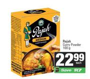 Rajah Curry Powder-100g Each