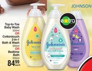 Johnson's Top To Toe Baby Wash-500ml Each