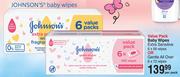 Johnson's Value Pack Baby Wipes Extra Sensitive 6 x 56 Wipes Or Gentle All Over 6 x 72 Wipes-Per Pac
