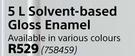 Duram Solvent Based Gloss Enamel-5Ltr