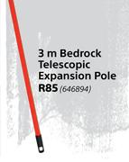 3m Bedrock Telescopic Expansion Pole 646894