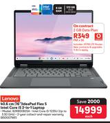 Lenovo 40.6cm (16") Ideapad Flex 5 Intel Core i5 2 In 1 Laptop 82R800B2SA-On 2GB Data Plan