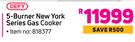 Defy 5 Burner New York Series Gas Cooker