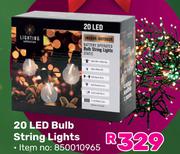 20 LED Bulb String Lights (850010965)