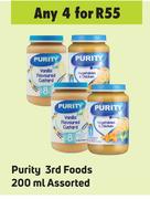 Purity 3rd Foods Assorted-For Any 4 x 200ml